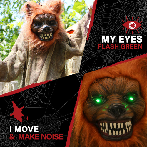 Haunted Hill Farm HHWOLF-3FLSA - 3